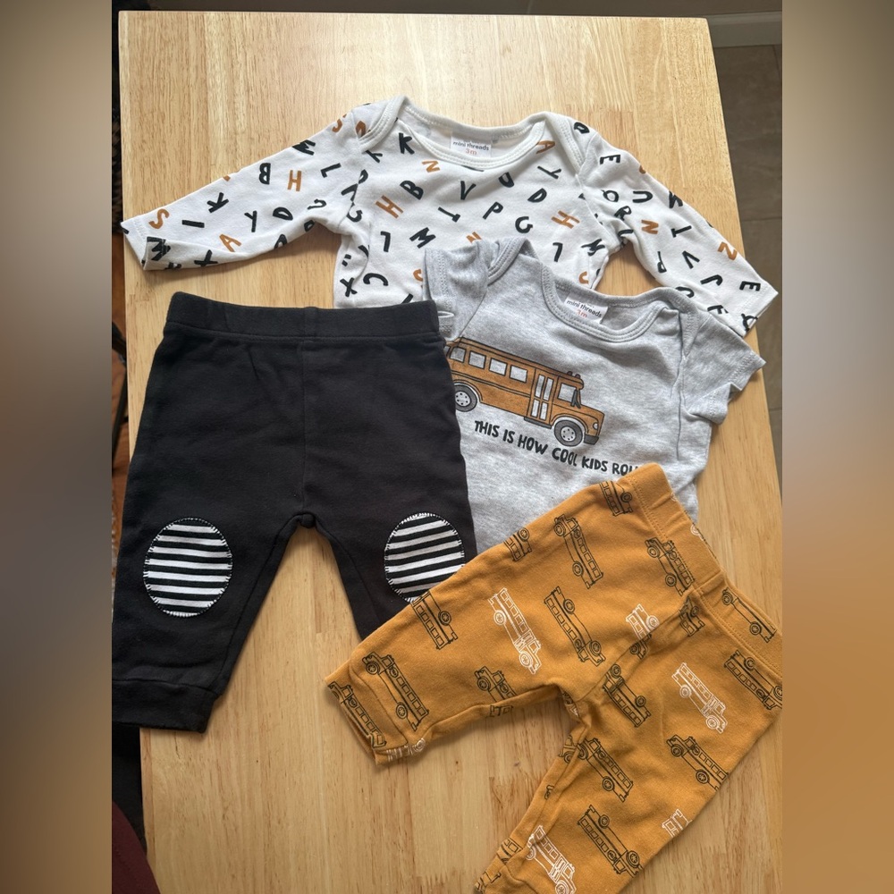 Kids Alphabet and School Bus Matching Set